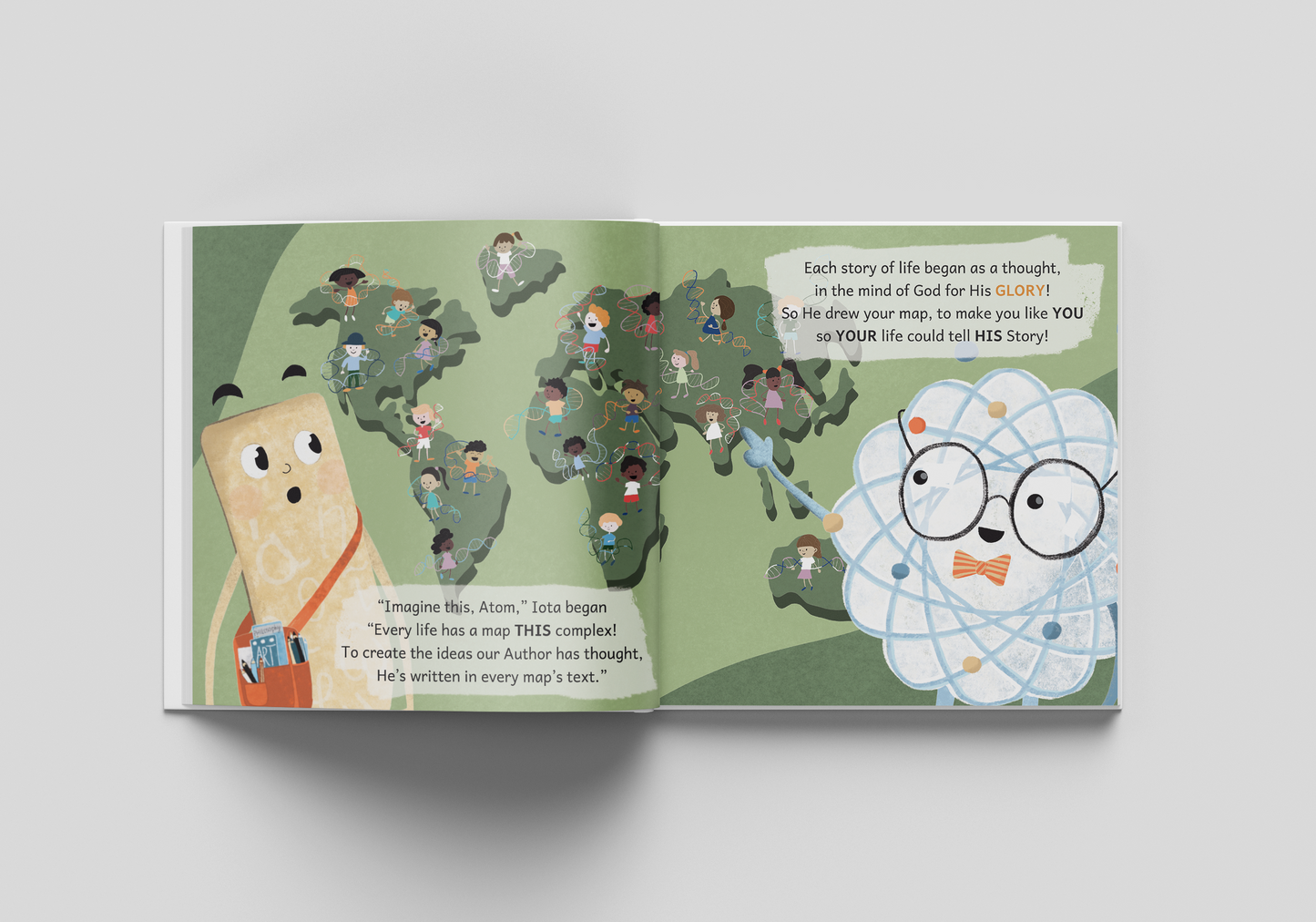 Atom & Iota: The Map of Life