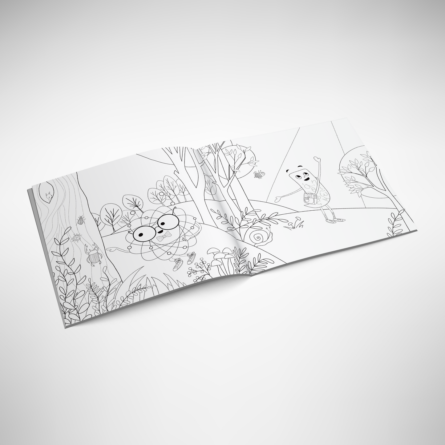 Atom & Iota: The Coloring Book