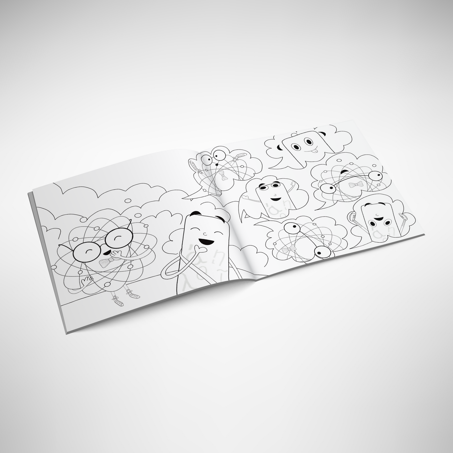 Atom & Iota: The Coloring Book