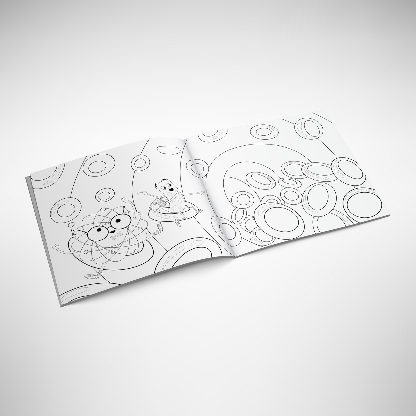 Atom & Iota: The Coloring Book