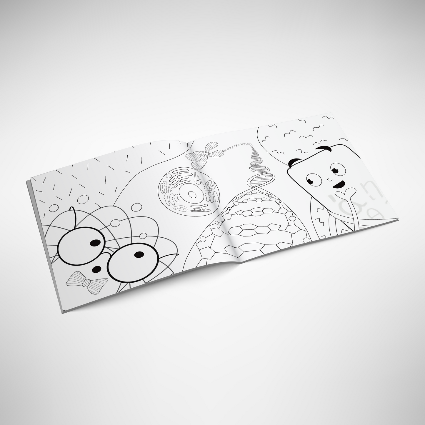 Atom & Iota: The Coloring Book